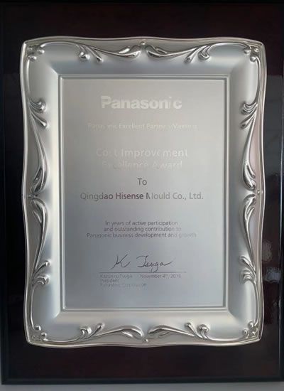 Premio de plata de Panasonic por la mejora de costes